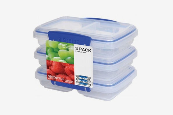 Sistema KLIP IT Rectangular Collection Split Food Storage Container.